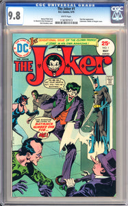 The Joker #1 CGC 9.8 White Pages (5/75) 1st Joker in own series.