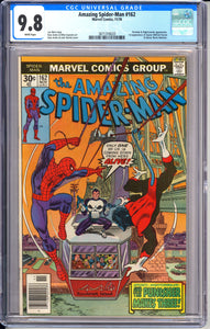 Amazing Spider-Man #162 CGC 9.8 White Pages 1976 1st appearance of Jigsaw (William Russo), & Doctor Marla Madison