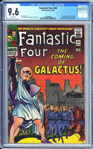 Fantastic Four #48 CGC 9.6 WHITE PAGES 1st appearance of Silver Surfer and Galactus (cameo last page)