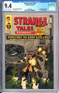 Strange Tales #138 CGC 9.4 1st appearance of Eternity. Dormammu, Baron Mordo and Tony Stark appearance.