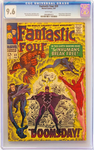 Fantastic Four #59 CGC 9.6 Doctor Doom, Silver Surfer and Inhumans appearance, Classic Black Bolt Cover