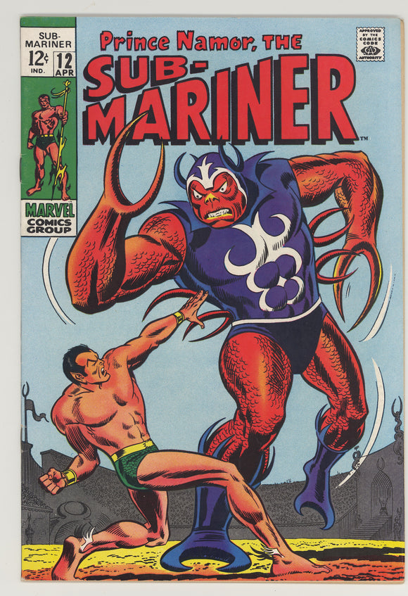 Sub-Mariner #12 Prince Namor 1969