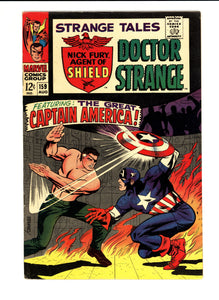 Strange Tales #159 1967 Captain America and Origin of Nick Fury 1st appearance of Val.