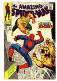 Amazing Spider-Man #57 1968 Ka-Zar and Zabu appearance.