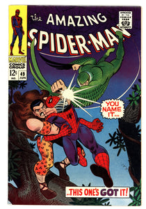 Amazing Spider-Man #49 1967 Vulture (Blackie Drago) and, Kraven appearance.