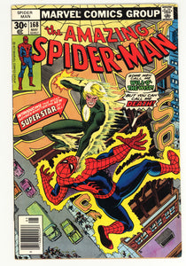 Amazing Spider-Man #168 1977 2nd appearance of Will O' The Wisp, Spider-Slayer & Doctor Jonas Harrow, appearance.