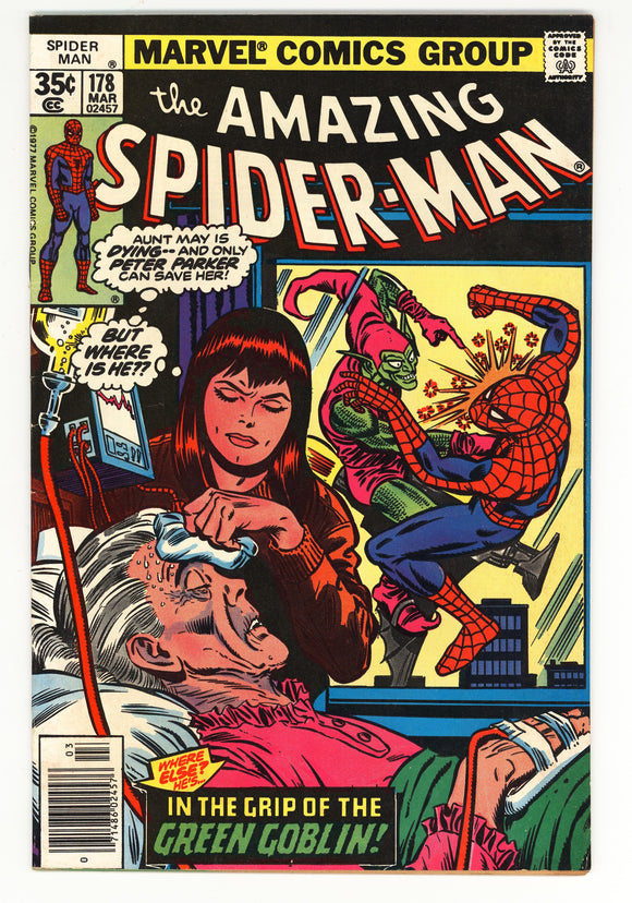 Amazing Spider-Man #178 1978 Green Goblin (Bart Hamilton) &, Silvermane appearance.