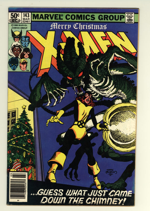 Uncanny X-Men #143 1981 (Newsstand Edition) Variant Last John Byrne issue