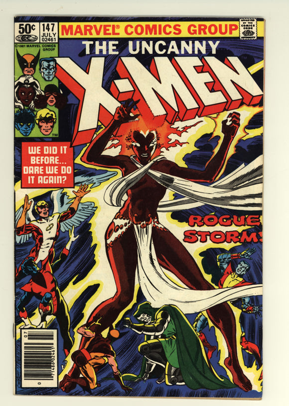 Uncanny X-Men #147 1981 (newsstand) Variant