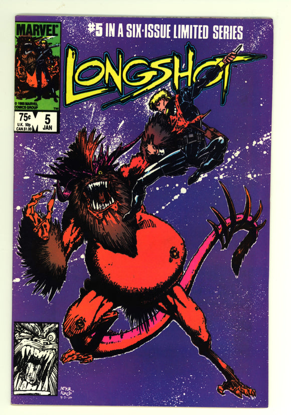 Longshot #5 (1986) Limited Series