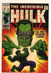 Incredible Hulk #115 (1969) Lo, The Leader Lives!