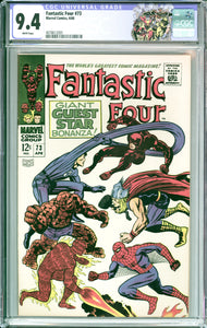 Fantastic Four #73 1968 CGC 9.4 White Pages