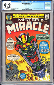 Mister Miracle #1 CGC 9.2 White Pages, 1st appearance Mr. Miracle and Oberon.