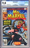 Ms. Marvel #16 CGC 9.8 White Pages 1st appearance of Mystique in cameo